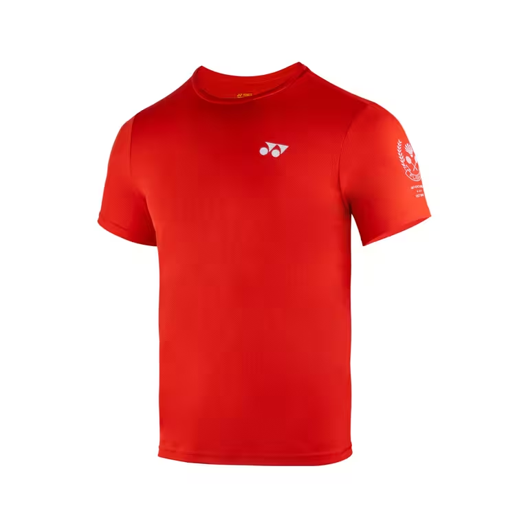 Yonex 2620 Junior Round Neck T-Shirt Apparel Fiery Red