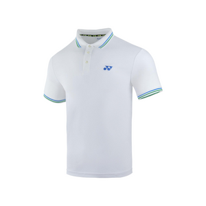 Yonex 2518B Mens Polo Collar T-Shirt Apparel White