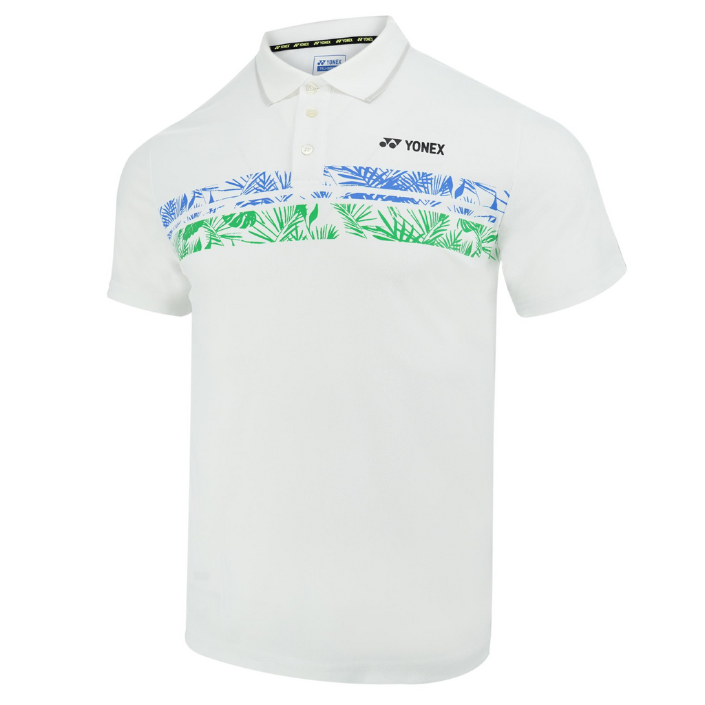 Yonex 2522 Mens Polo Collar T-Shirt Apparel White