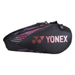 Yonex 22926T-BT6-SR Badminton Kitbag (With Shoe Pocket) Black Persian Red