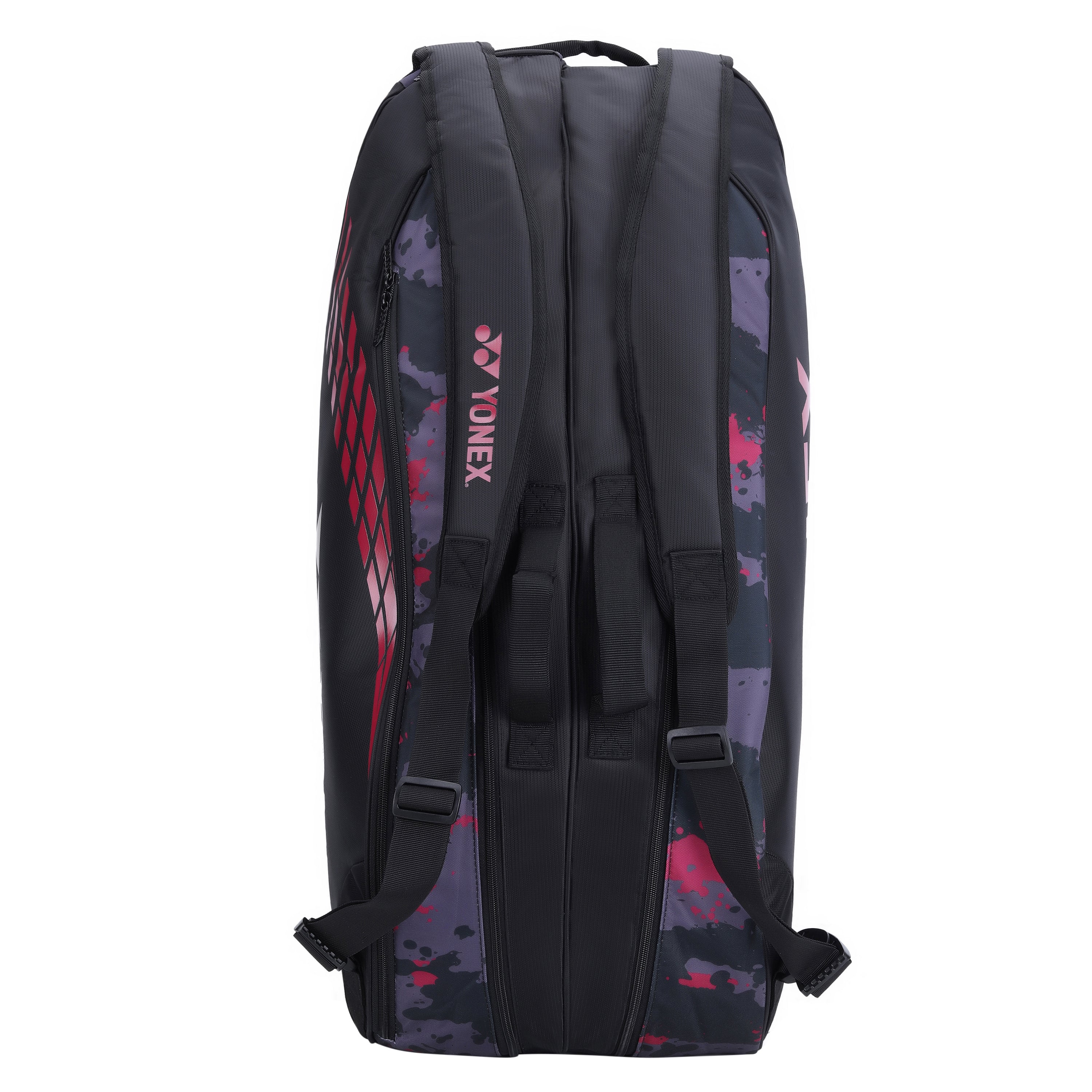 Yonex 22926T-BT6-SR Badminton Kitbag (With Shoe Pocket) Black Persian Red