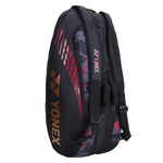 Yonex 22926T-BT6-SR Badminton Kitbag (With Shoe Pocket) Black Persian Red