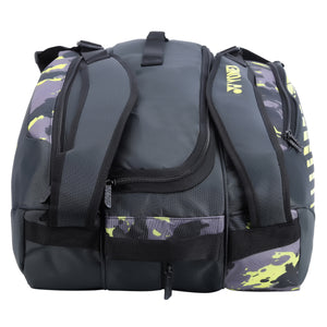 Yonex 22929T-BT6-SR Badminton Kitbag (With Shoe Pocket) Dark Flower Grey Yellow