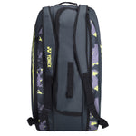 Yonex 22929T-BT6-SR Badminton Kitbag (With Shoe Pocket) Dark Flower Grey Yellow