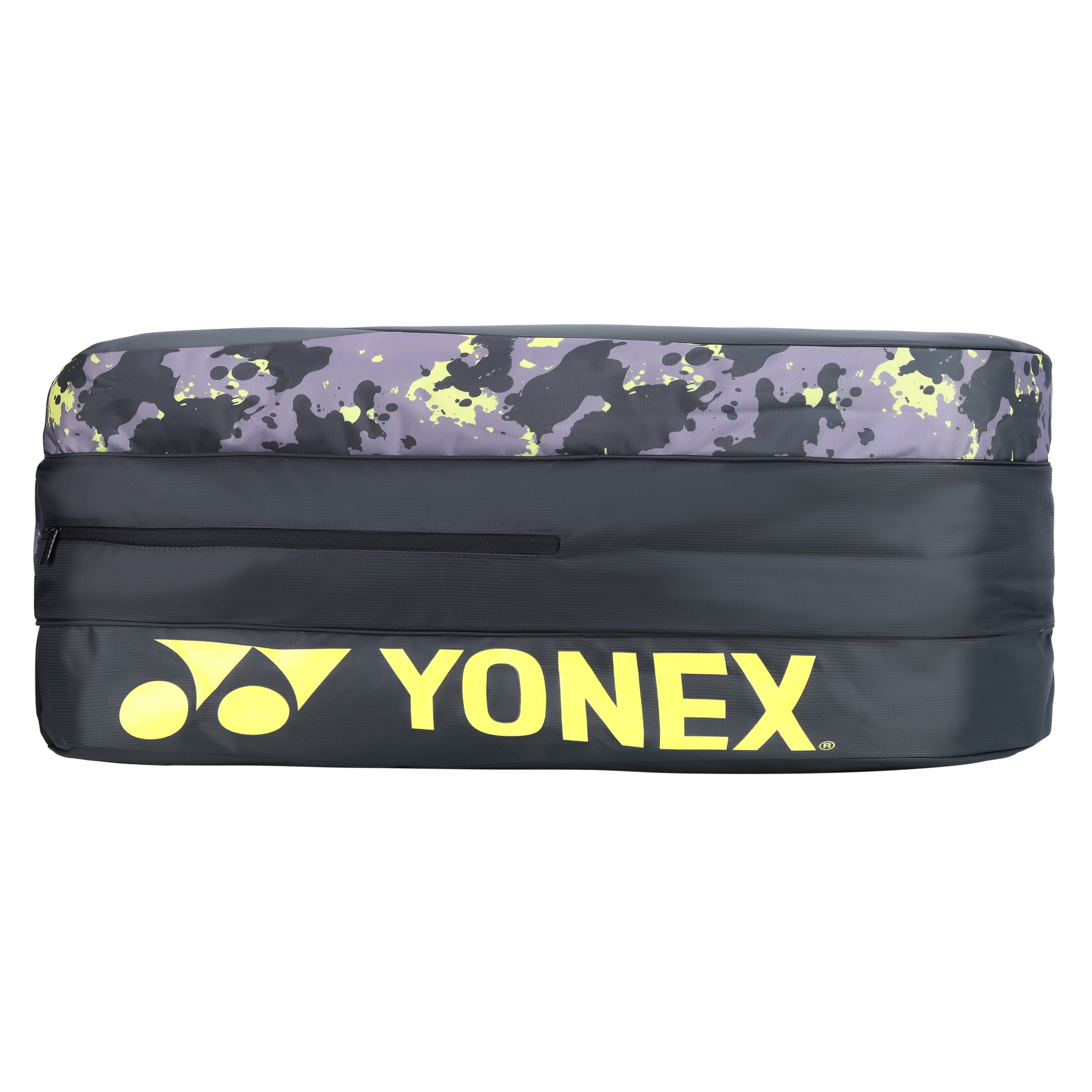 Yonex 22929T-BT6-SR Badminton Kitbag (With Shoe Pocket) Dark Flower Grey Yellow