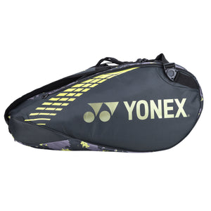 Yonex 22926T-BT6-SR Badminton Kitbag (With Shoe Pocket) Dark Flower Grey Yellow