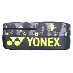 Yonex 22926T-BT6-SR Badminton Kitbag (With Shoe Pocket) Dark Flower Grey Yellow