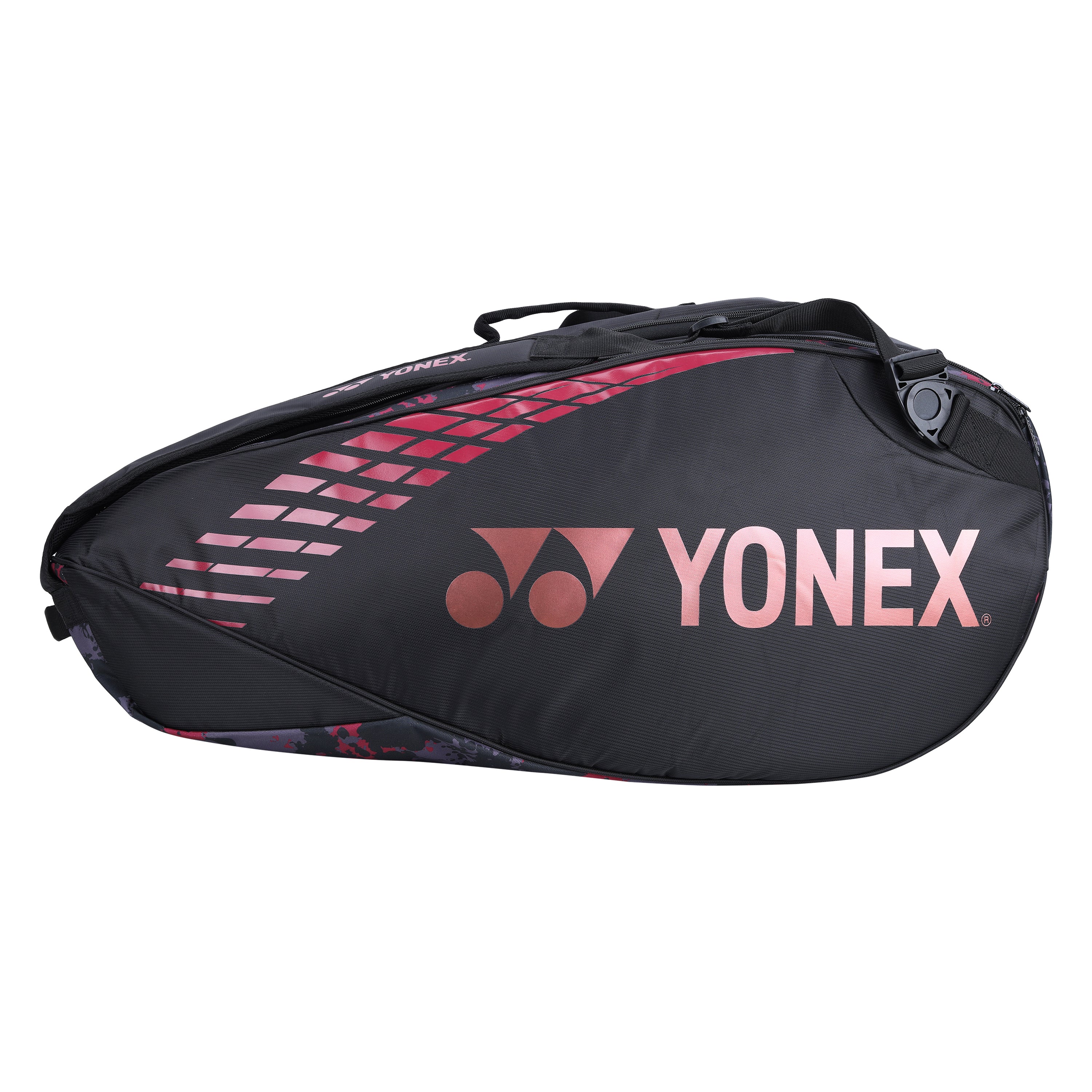 Yonex 22929T-BT6-SR Badminton Kitbag (With Shoe Pocket) Black Persian Red