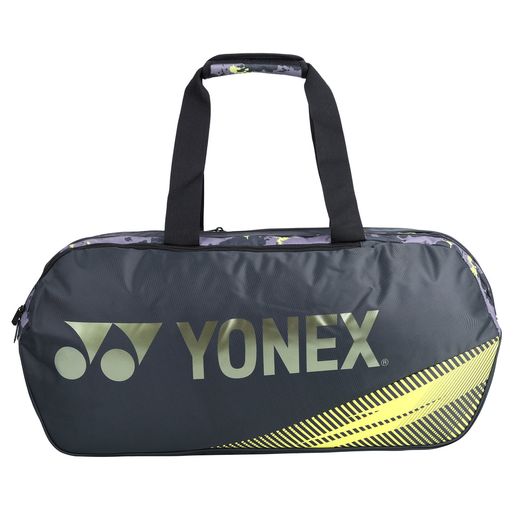 Yonex Bag 22931-WT BT-6 Badminton Kitbag Dark Flower Grey Yellow