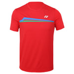 Yonex 2312 Mens Round Neck T-Shirt Apparel HIGH RISK RED