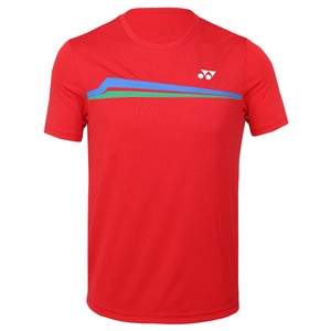 Yonex 2312 Mens Round Neck T-Shirt Apparel HIGH RISK RED