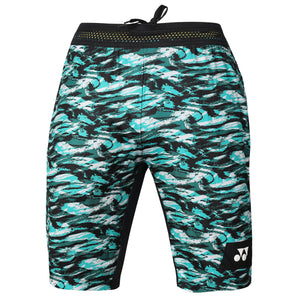 Yonex 2325 Mens Short Apparel SPECTRA GREEN JET BLACK