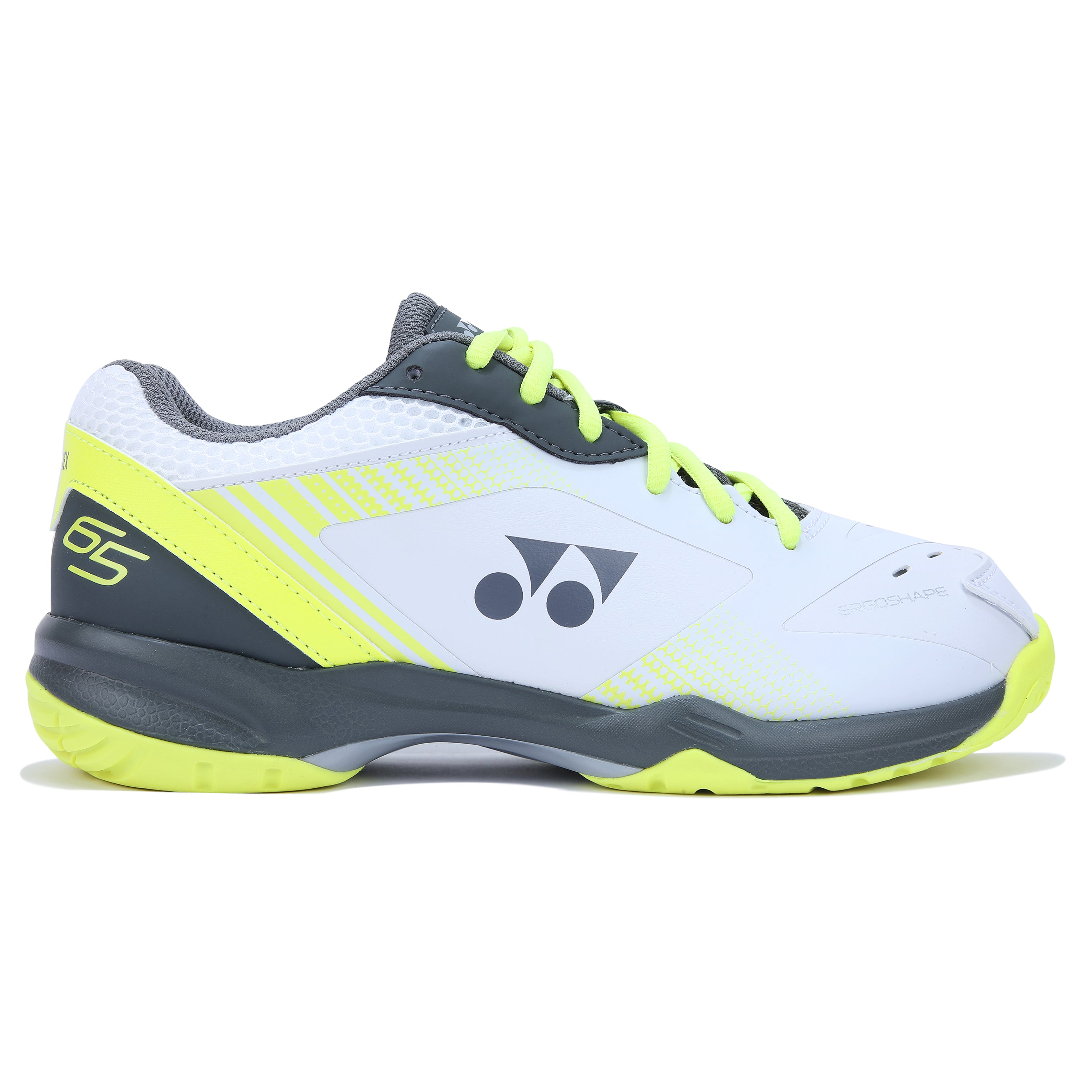 Yonex Power Cushion SHB65 X3 EX Badminton Shoes (ERGO SHAPE , WHITE LIME)