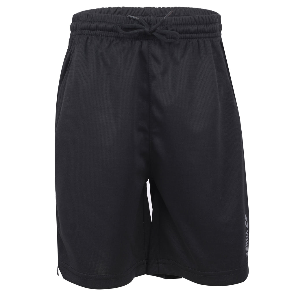 Yonex 2338 Mens Short Apparel JET BLACK STEEL GRAY