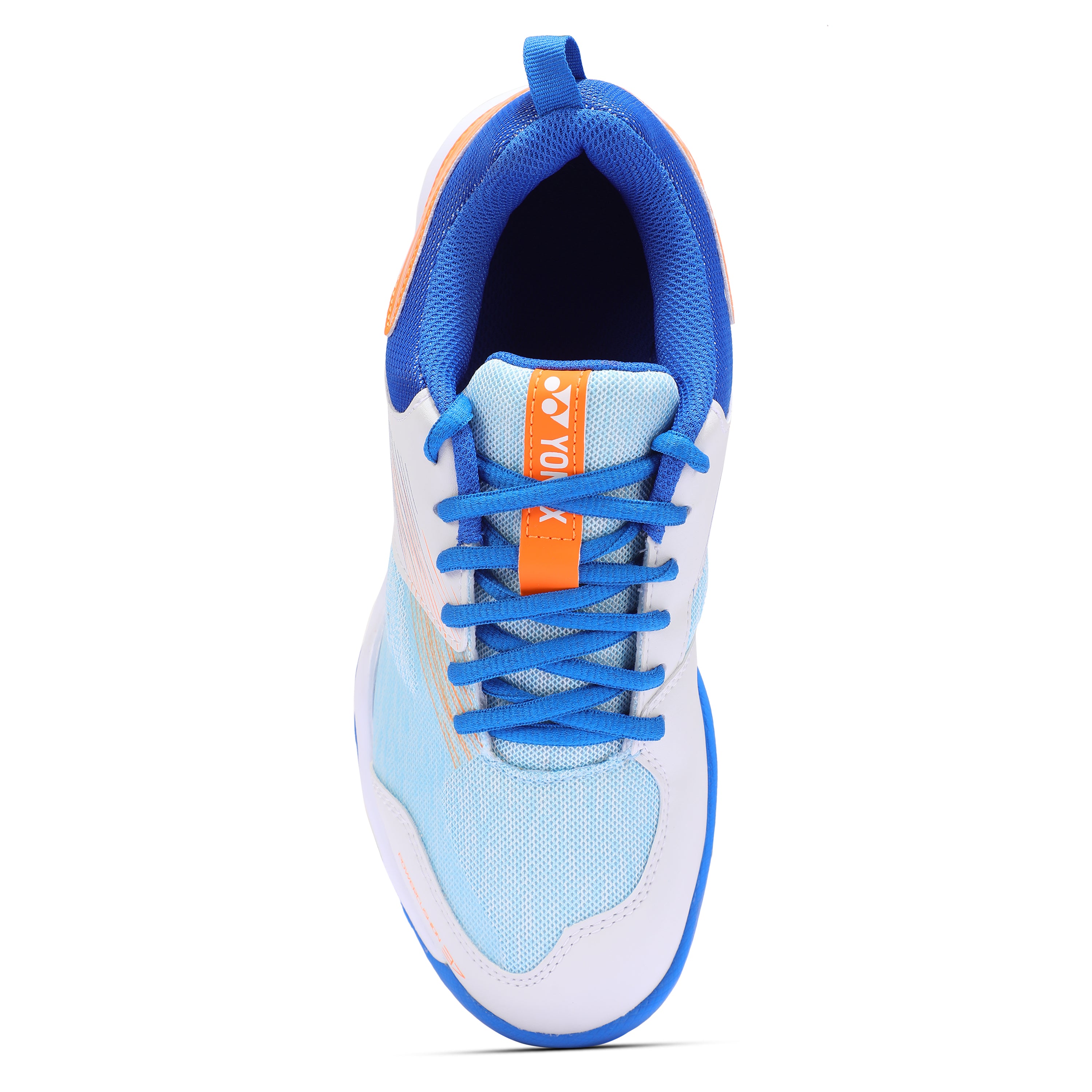 YONEX SHB 37 EX Power Cushion Badminton Shoe (White Blue)