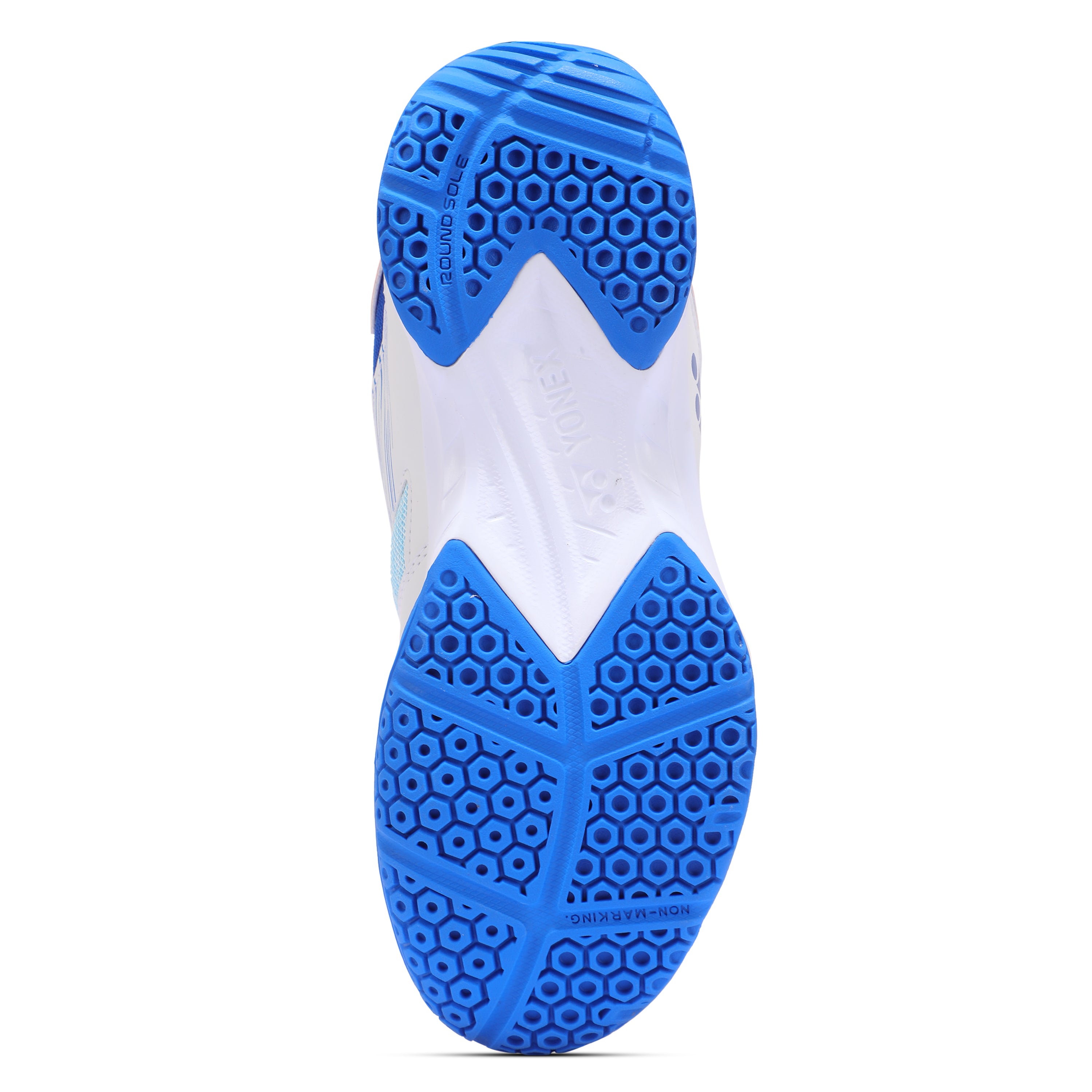 YONEX SHB 37 EX Power Cushion Badminton Shoe (White Blue)