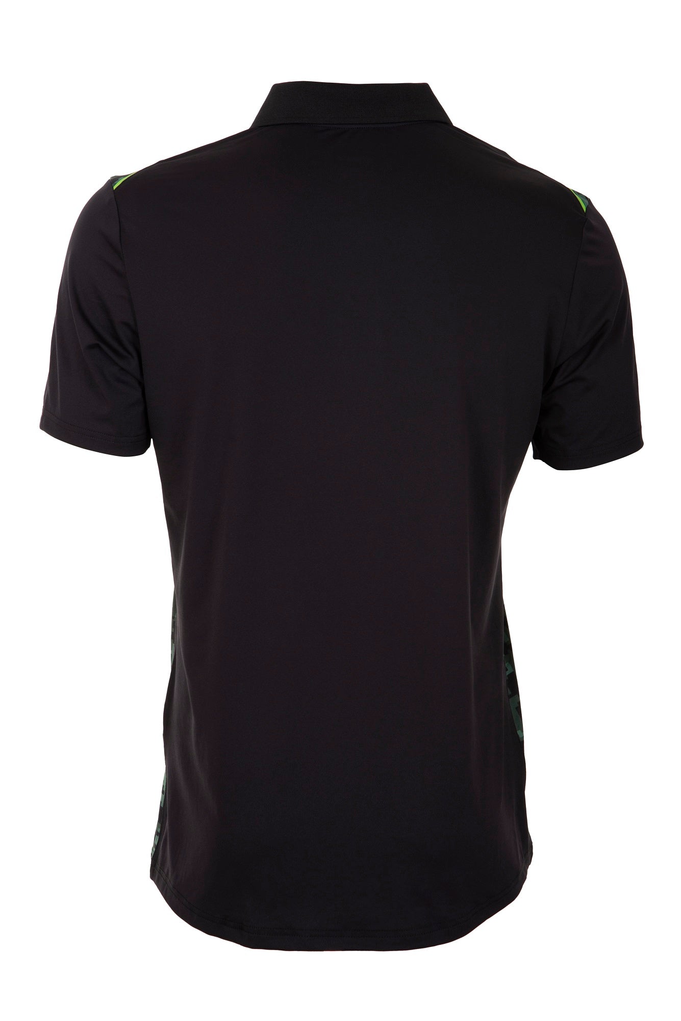 Yonex 1719 Mens Polo Collar T-Shirt Apparel (JET BLACK CHIVE)