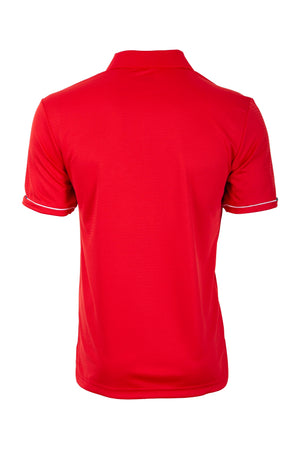 Yonex 1717 Mens Polo Collar T-Shirt Apparel (HIGH RISK RED)