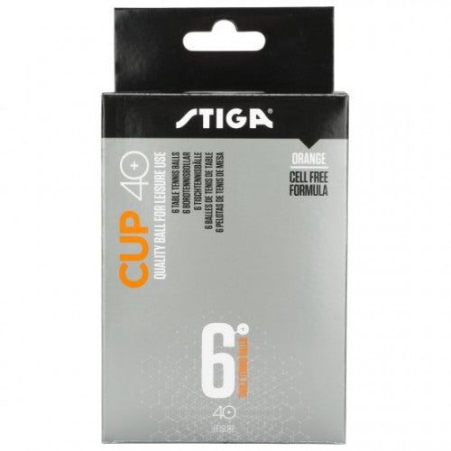 Stiga Cup Table Tennis Ball (1 Box, 6 Balls)