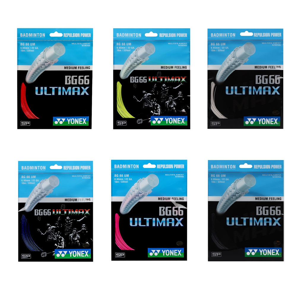 Yonex BG 66 Ultimax Badminton String (Pack of 6 String)