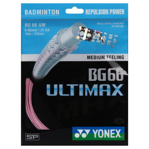 Yonex BG 66 Ultimax Badminton String (Pack of 1 String)