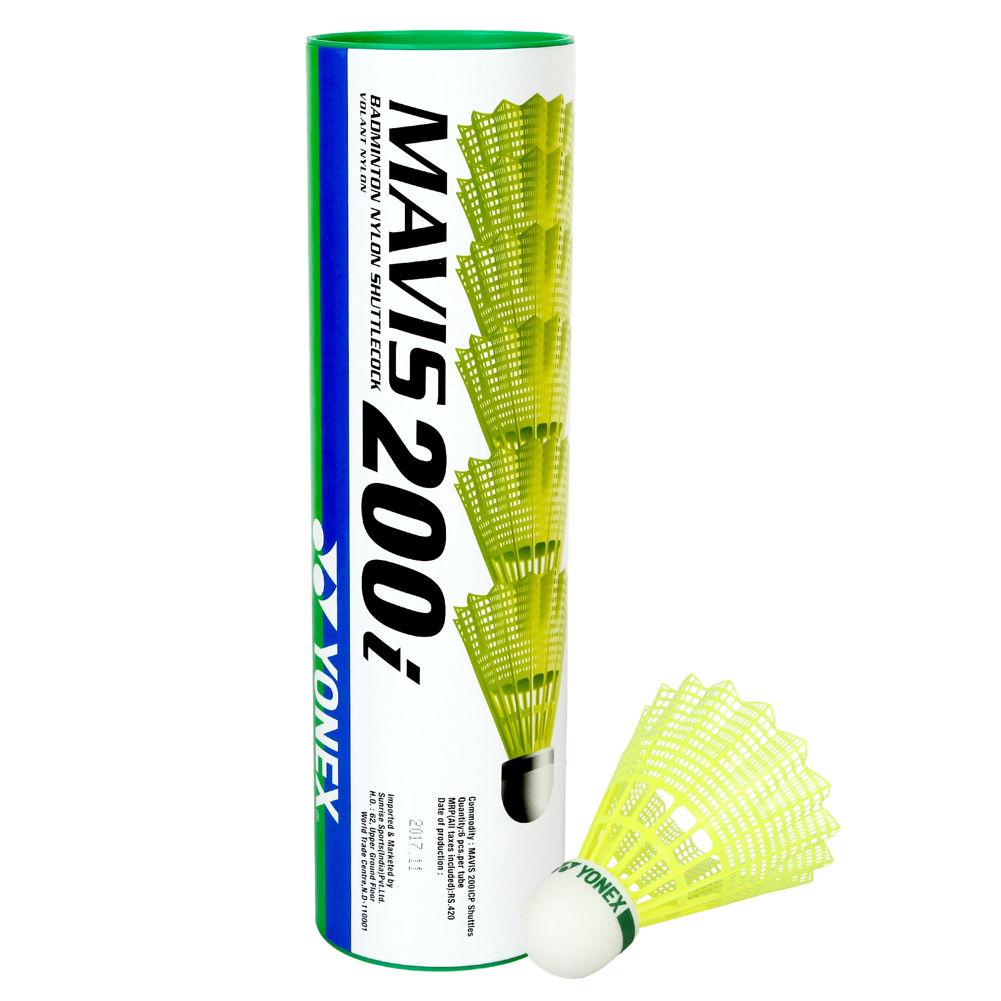 Yonex Mavis 200i Badminton Shuttlecock