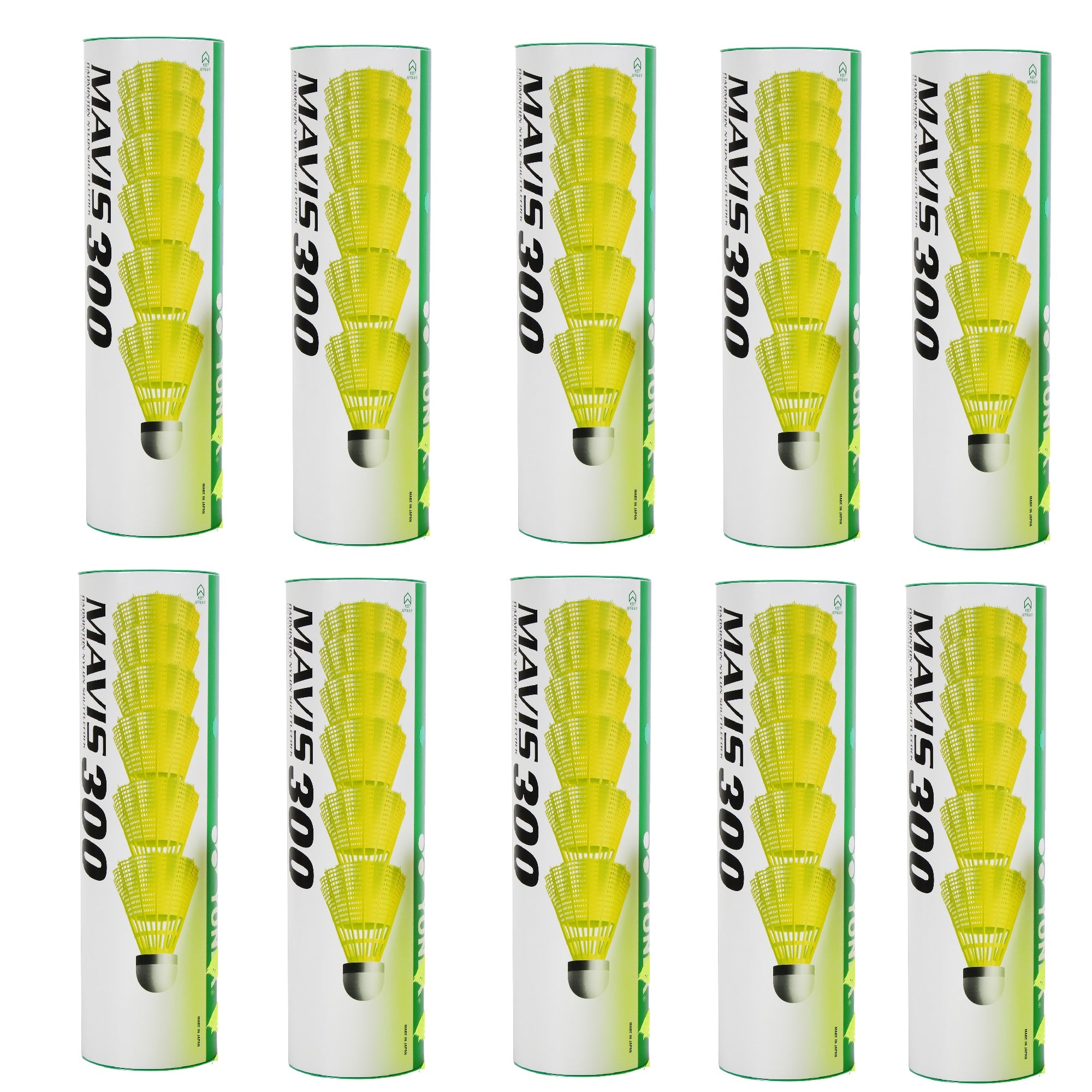 YONEX 2 Nanoflare Drive with Mavis 350 Yellow Medium Shuttle Badminton Co fashion