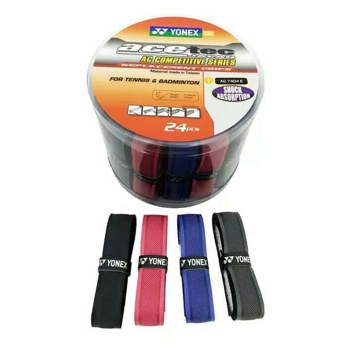 Yonex AC 7404 EL Badminton Grip (Pack Of 24 Grips)
