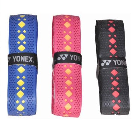 Yonex AC 7405 E2T Diamond Badminton Grip (Pack Of Three-Color On Availability)